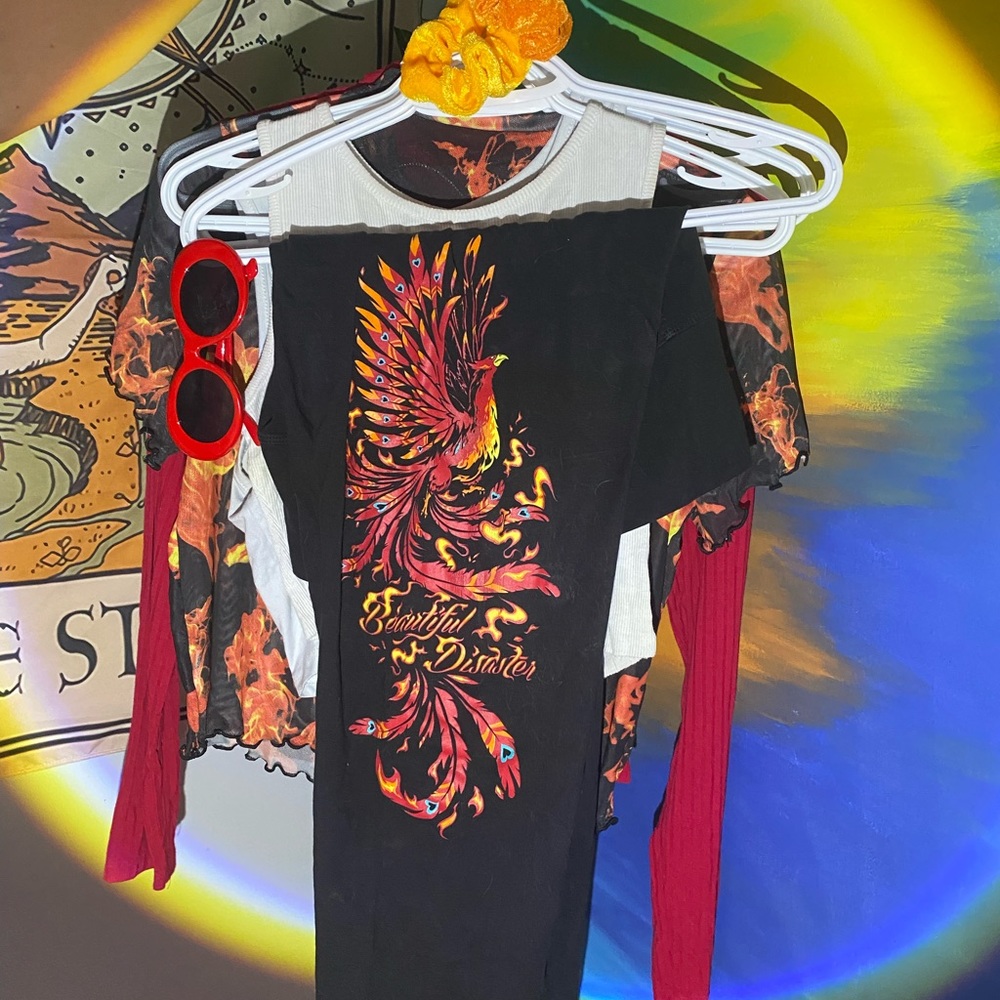 6pcs y2k fire clothing bundle - Picture 1 of 9
